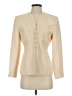 Le Suit 100% Polyester Ivory Jacket Size 4 Petite - photo 1