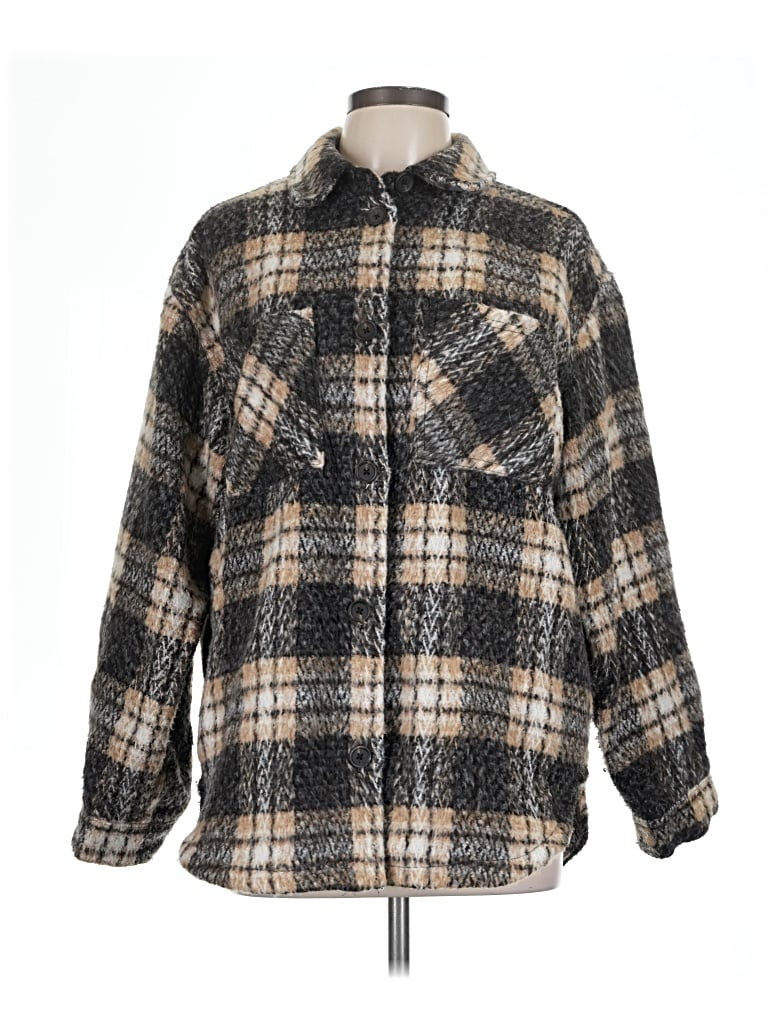 Pre-owned Thread & Supply Coat In Brown