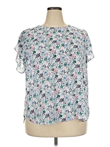 PREMISE Short Sleeve Blouse (view 1)