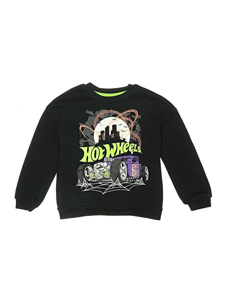 Pre-owned Hot Wheels Kids' Sweatshirt In Black