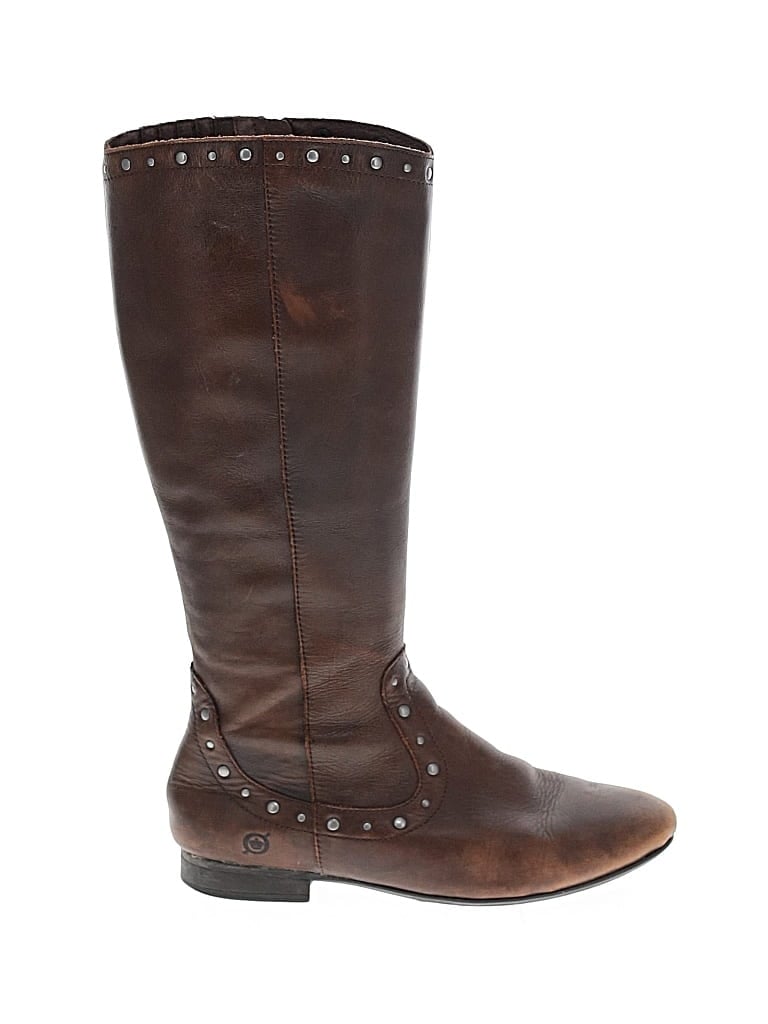 Pre-owned Born Boots In Brown