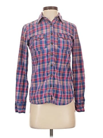 Aeropostale Long Sleeve Button-Down Shirt (view 1)