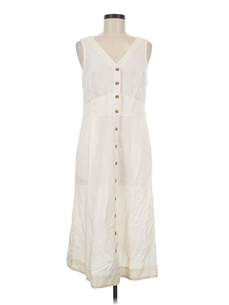 Pre-owned Pact Casual Dress In Ivory