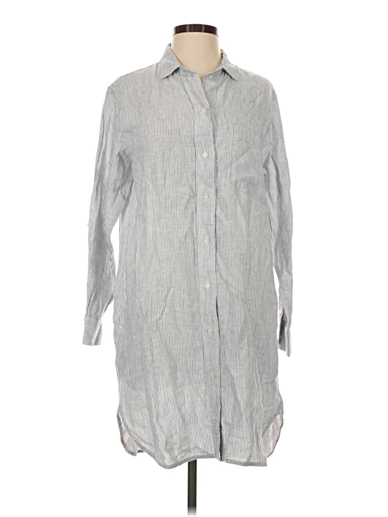 Pre-owned Quince Casual Dress In Gray