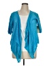 One World Blue Cardigan Size 1X - photo 1