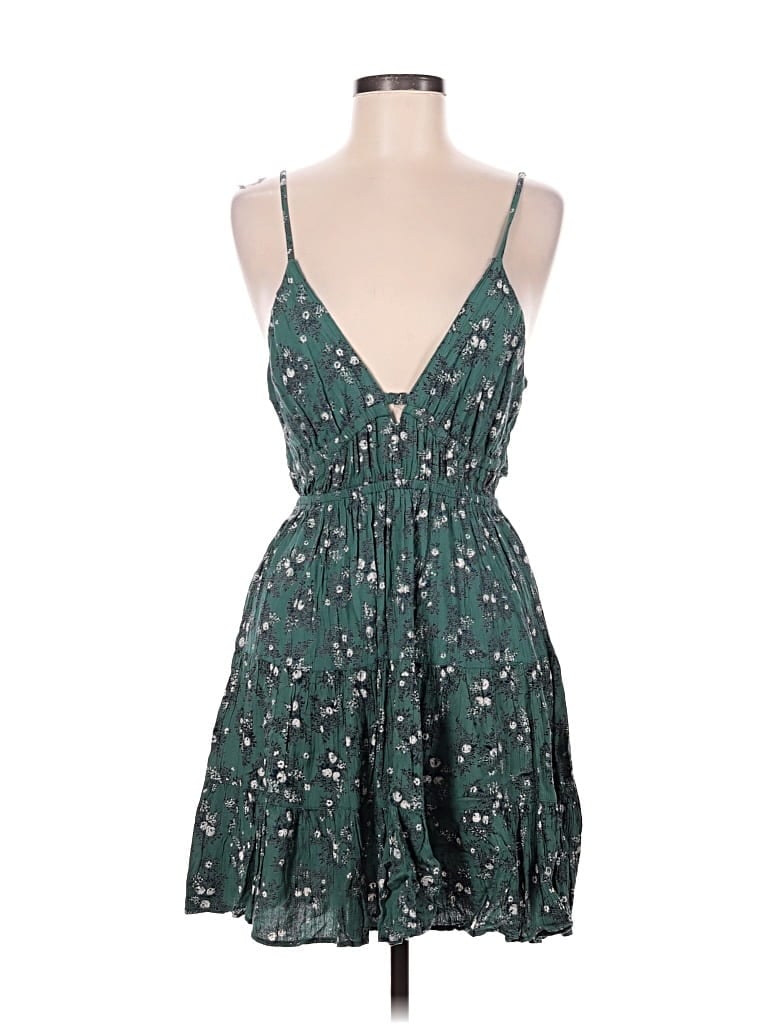 Pre-owned Angie Casual Dress In Green