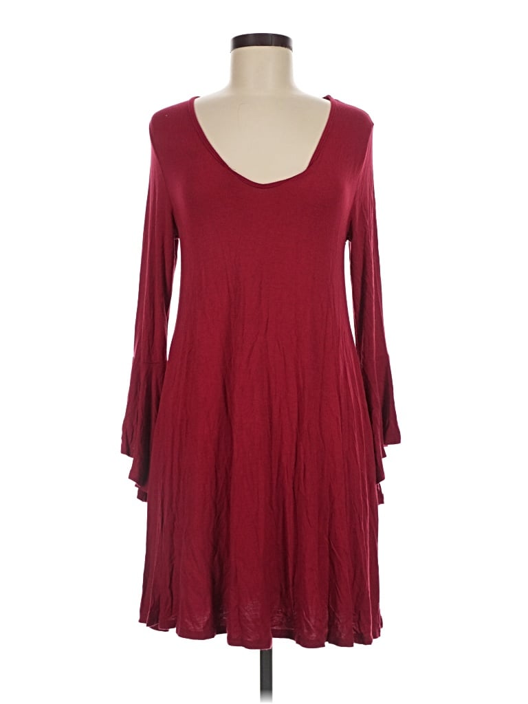Pre-owned Emerald Casual Dress In Burgundy