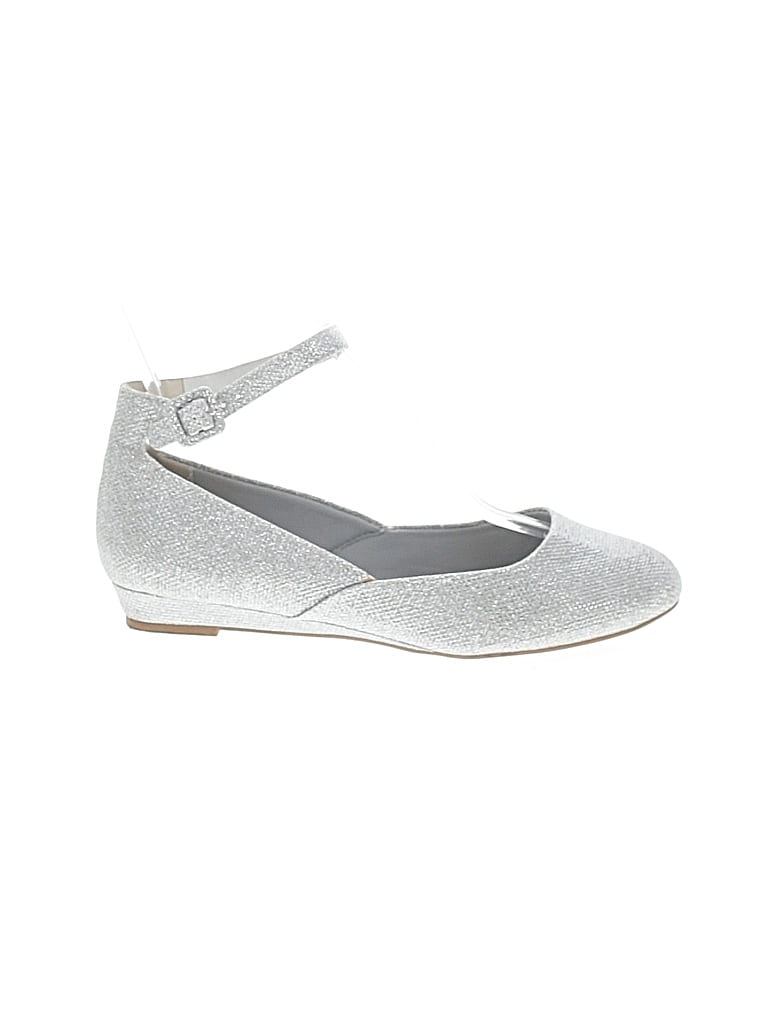 Pre-owned Dream Pairs Flats In Silver