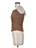 The Workshop Brown Sleeveless Blouse Size S - photo 5