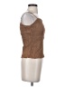 The Workshop Brown Sleeveless Blouse Size S - photo 4