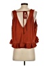 Free People Orange Sleeveless Blouse Size S - photo 2