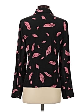 Diane von Furstenberg Long Sleeve Silk Top (view 2)
