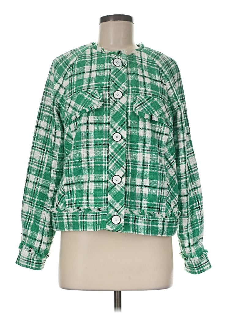 Pre-owned Cabi Jacket In Green