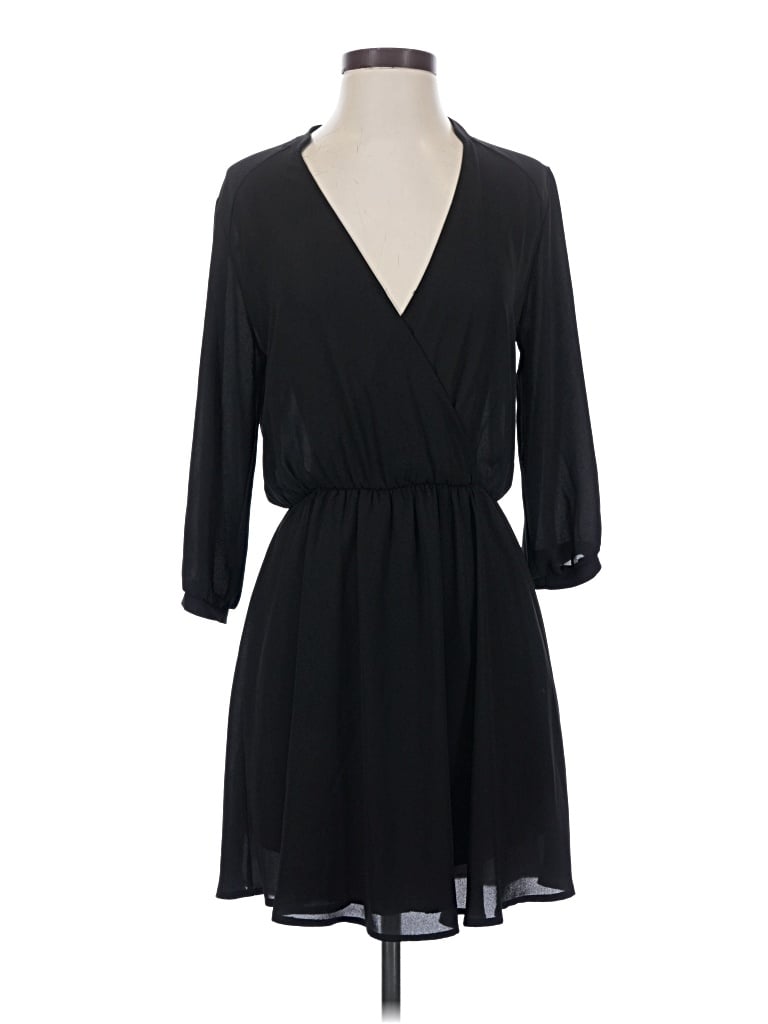Pre-owned Lush Casual Dress In Black