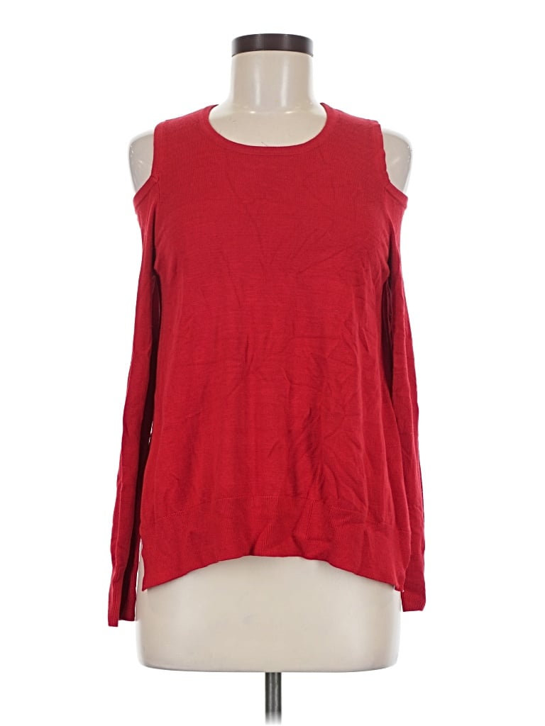 Pre-owned Central Park West Pullover Sweater In Red