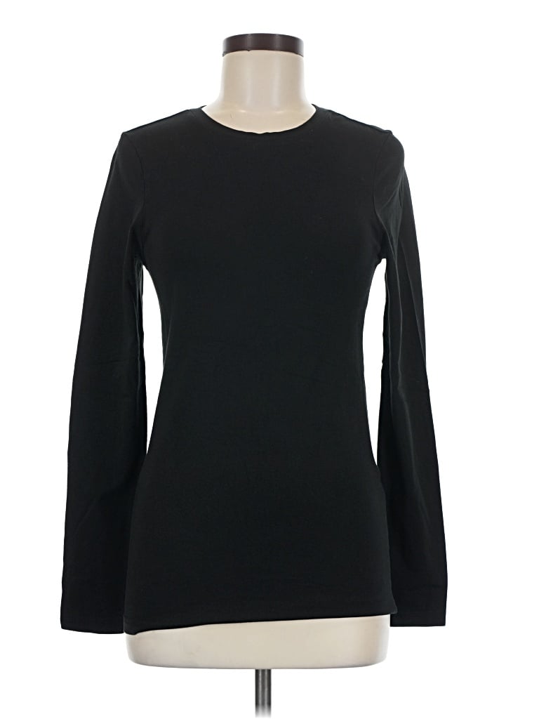 Pre-owned Pact Long Sleeve T-shirt In Black
