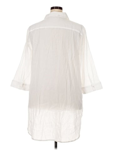 Soft Surroundings 3/4 Sleeve Button-Down Shirt (view 2)