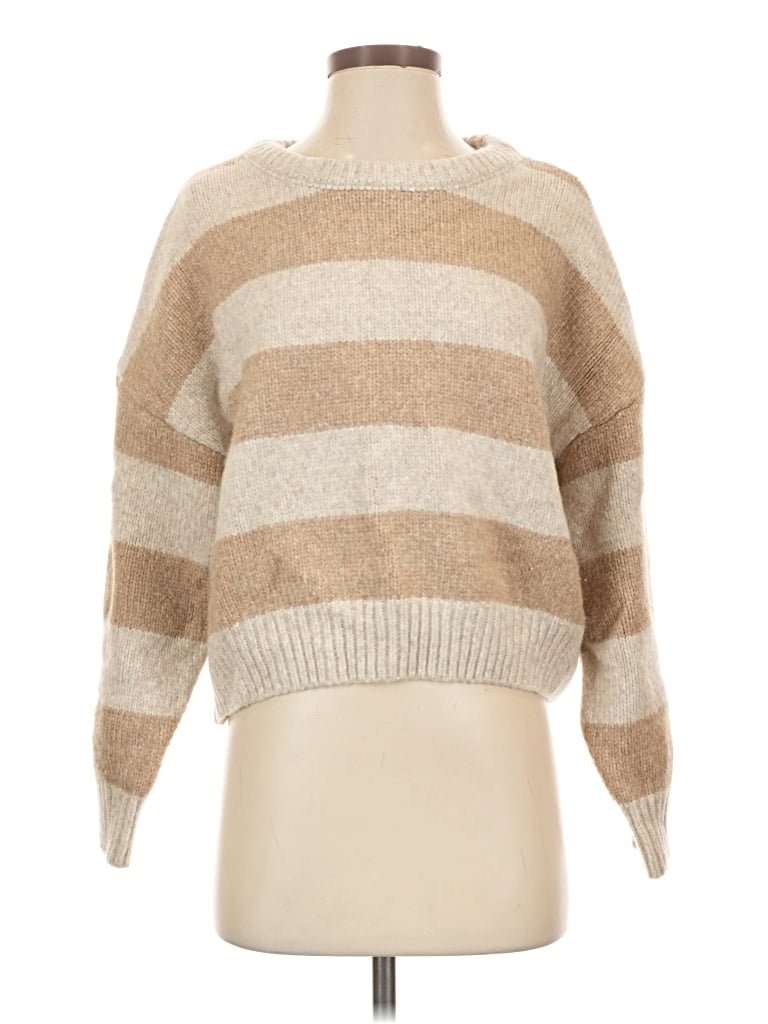Pre-owned By Together Pullover Sweater In Tan