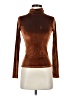 Moda International Brown Long Sleeve Turtleneck Size XS - photo 1