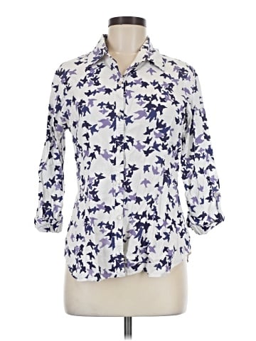 Weston Wear 3/4 Sleeve Button-Down Shirt (view 1)