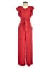Rinascimento Solid Red Jumpsuit Size XS - photo 2