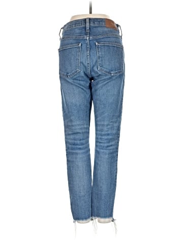 Madewell 9" High-Rise Skinny Crop Jeans: Destructed-Hem Edition (view 2)