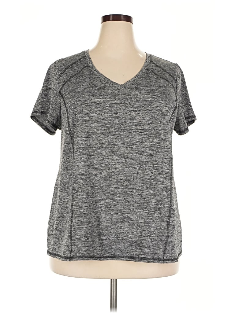 Pre-owned Livi Active Active T-shirt In Gray