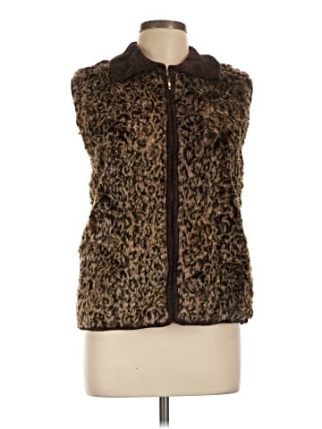 Lisa International Faux Fur Vest (view 1)