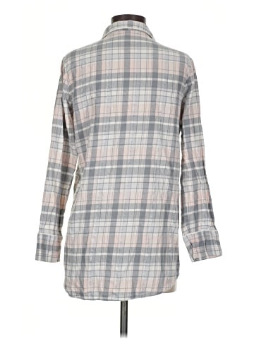 Gap Body Outlet 3/4 Sleeve Button-Down Shirt (view 2)