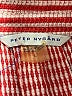 Peter Nygard 100% Cotton Stripes Red Raincoat Size L - photo 6