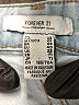 Forever 21 Chevron-herringbone Blue Jeans Size 28 waist - photo 4