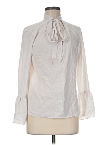 Eva Mendes by New York & Company Long Sleeve Blouse (view 1)