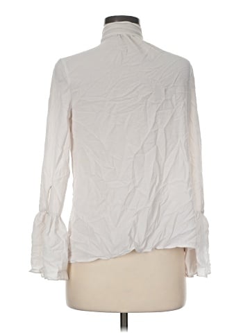 Eva Mendes by New York & Company Long Sleeve Blouse (view 2)