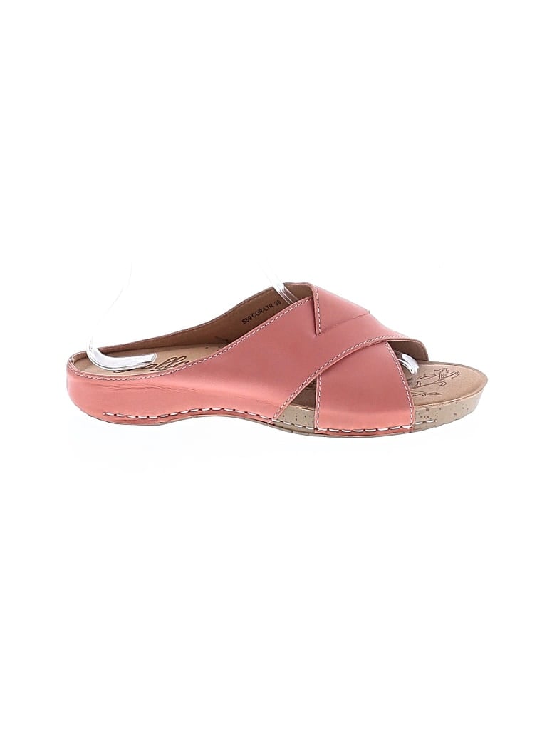 Pre-owned Assorted Brands Sandals In Pink