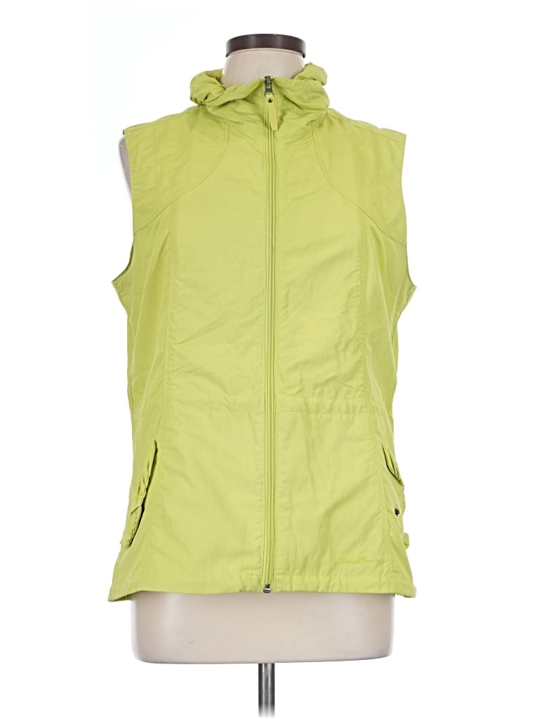 Pre-owned Eddie Bauer Vest In Green