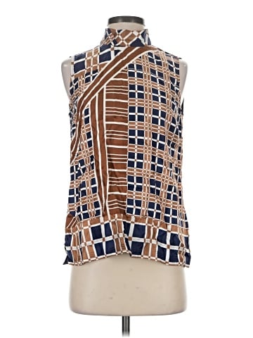 Lafayette 148 New York Sleeveless Silk Top (view 1)