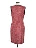 St. John 100% Polyester Tweed Red Casual Dress Size 10 - photo 2
