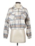 Papaya 100% Polyester Plaid Ivory Jacket Size S - photo 1