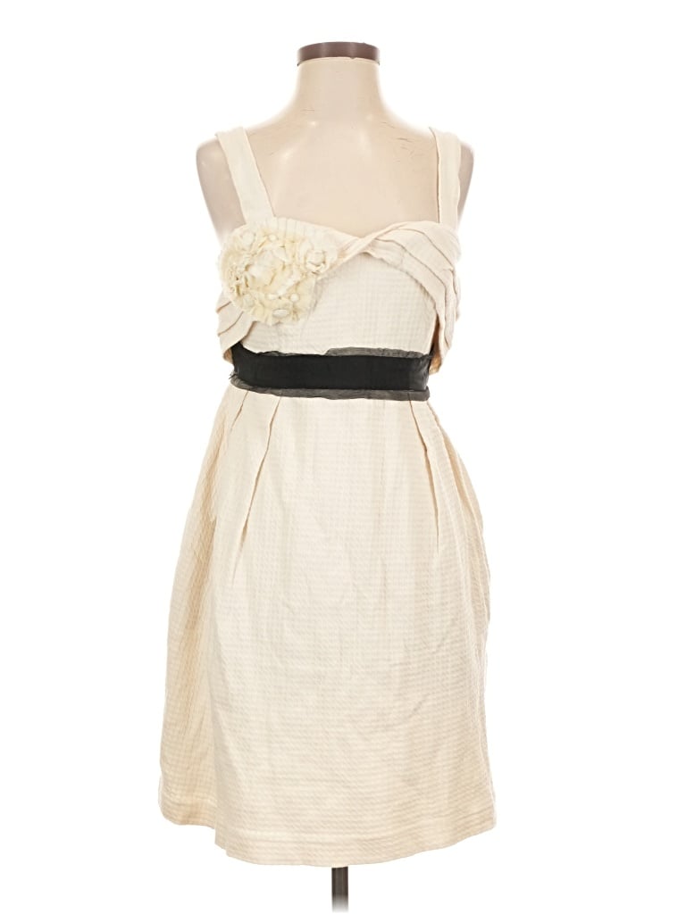 Pre-owned Deletta Cocktail Dress In Ivory