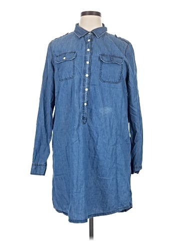 Per Se Long Sleeve Button-Down Shirt (view 1)