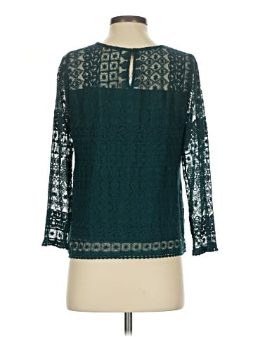 Garnet Hill 3/4 Sleeve Blouse (view 2)