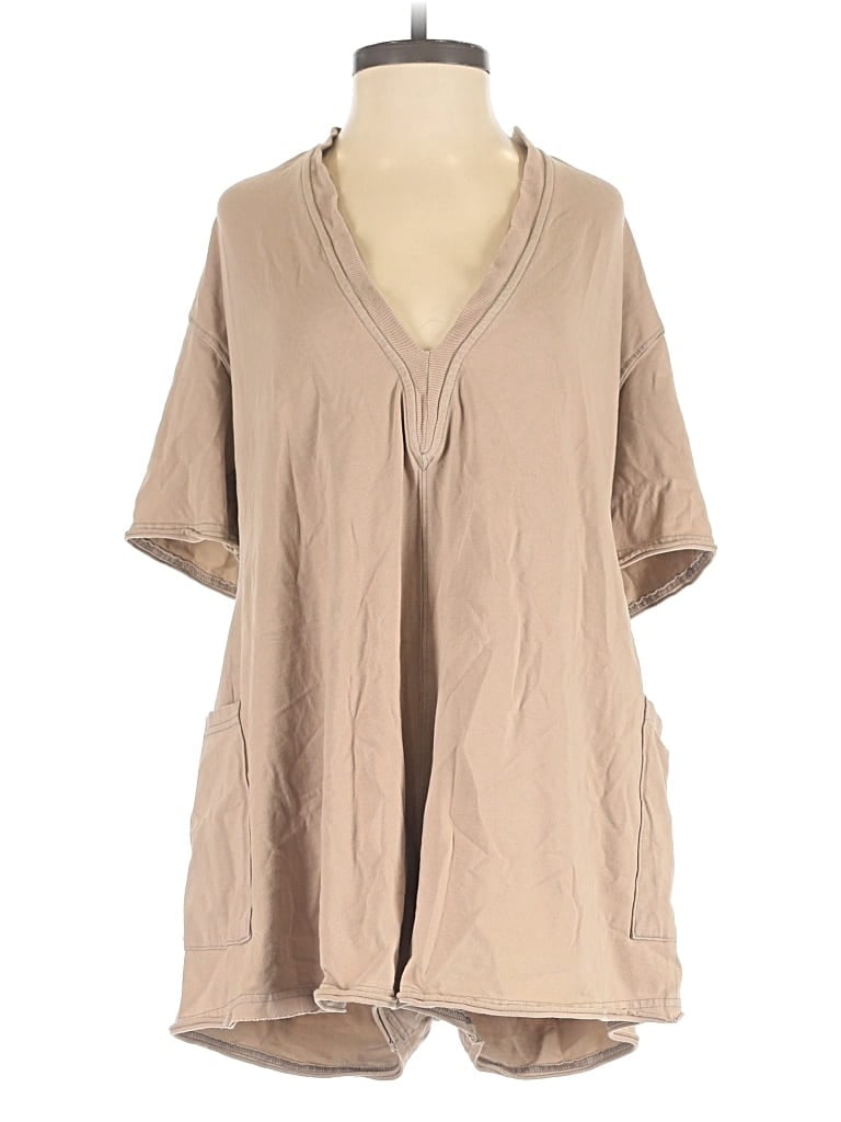 Pre-owned Fp Movement Romper In Tan