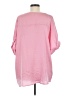 Glam 100% Polyester Pink 3/4 Sleeve Blouse Size M - photo 2