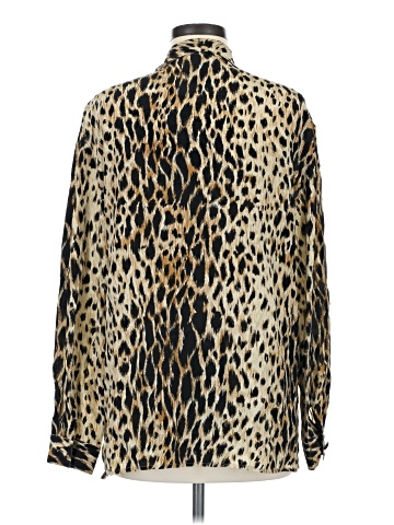 Tess Long Sleeve Silk Top (view 2)