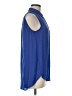 J.Crew 100% Silk Blue Sleeveless Silk Top Size 8 - photo 4