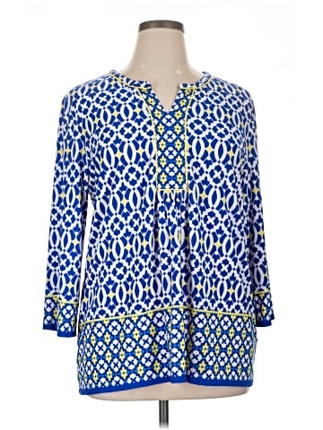 Ruby Rd. 3/4 Sleeve Blouse (view 1)