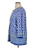 Ruby Rd. Blue 3/4 Sleeve Blouse Size XL - photo 5