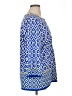 Ruby Rd. Blue 3/4 Sleeve Blouse Size XL - photo 4