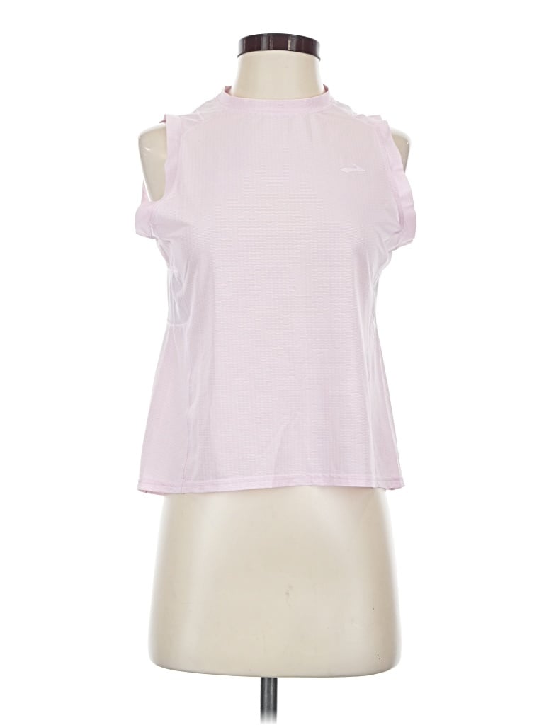 Pre-owned Brooks Sleeveless T-shirt In Pink