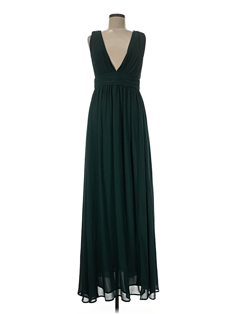 Pre-owned Lulus Cocktail Dress In Green